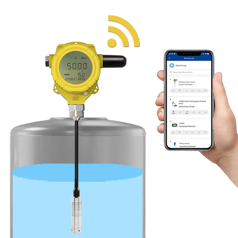 

Holykell Nb-iot Lora 4G Беспроводной датчик уровня резервуара для воды