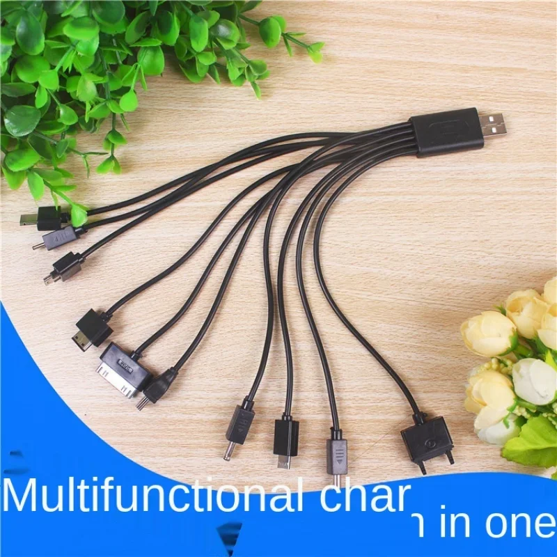 New 1pcs 10 In 1 Micro USB Multi Charger Usb Cables for Mobile Phones Cord for LG KG90 SAMSUNG Sony Phone