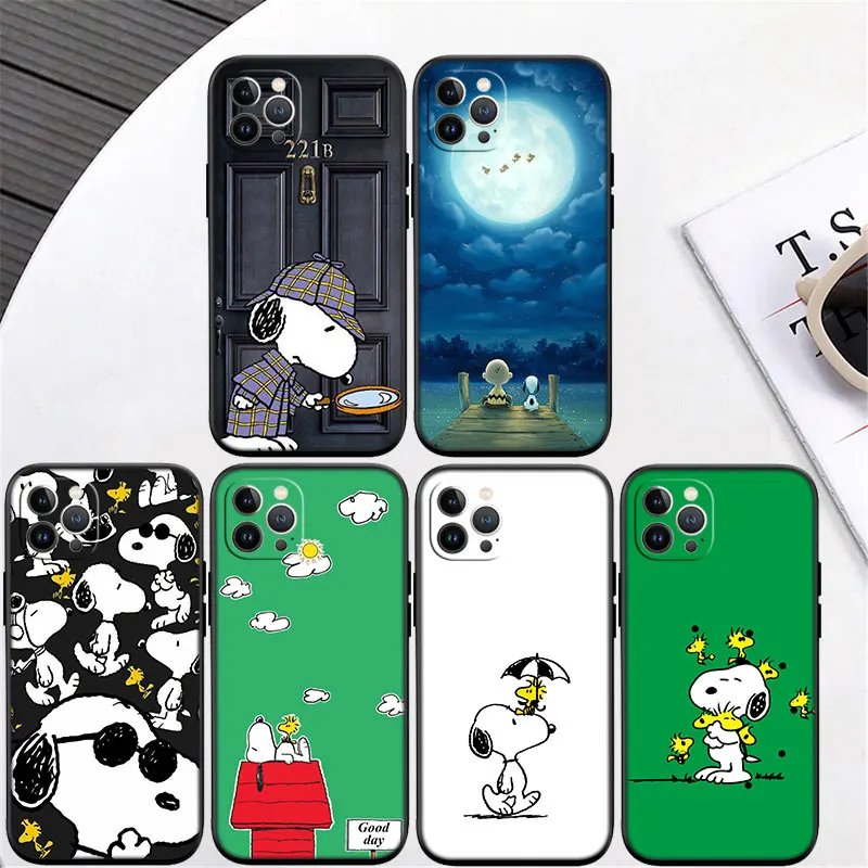 S-Snoopys Nowe, wysokiej klasy etui na telefon iPhone 11 X XS XR Pro Max 8 7 6 6s Plus SE Huawei Nova 2 Lite 2I 3 3I 4E