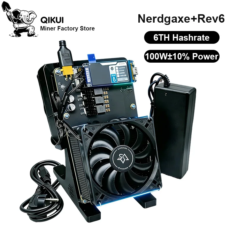 

Brand New Nerdqaxe++ Rev6 6T Bitcoin Miner ASIC Mining Machine, Crypto Miner for BTC/BCH/BSV, Fast Delivery & 180-Day Warranty