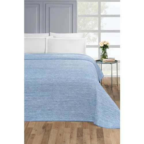 Pierre Cardin Helen Indigo Double Cotton Blanket