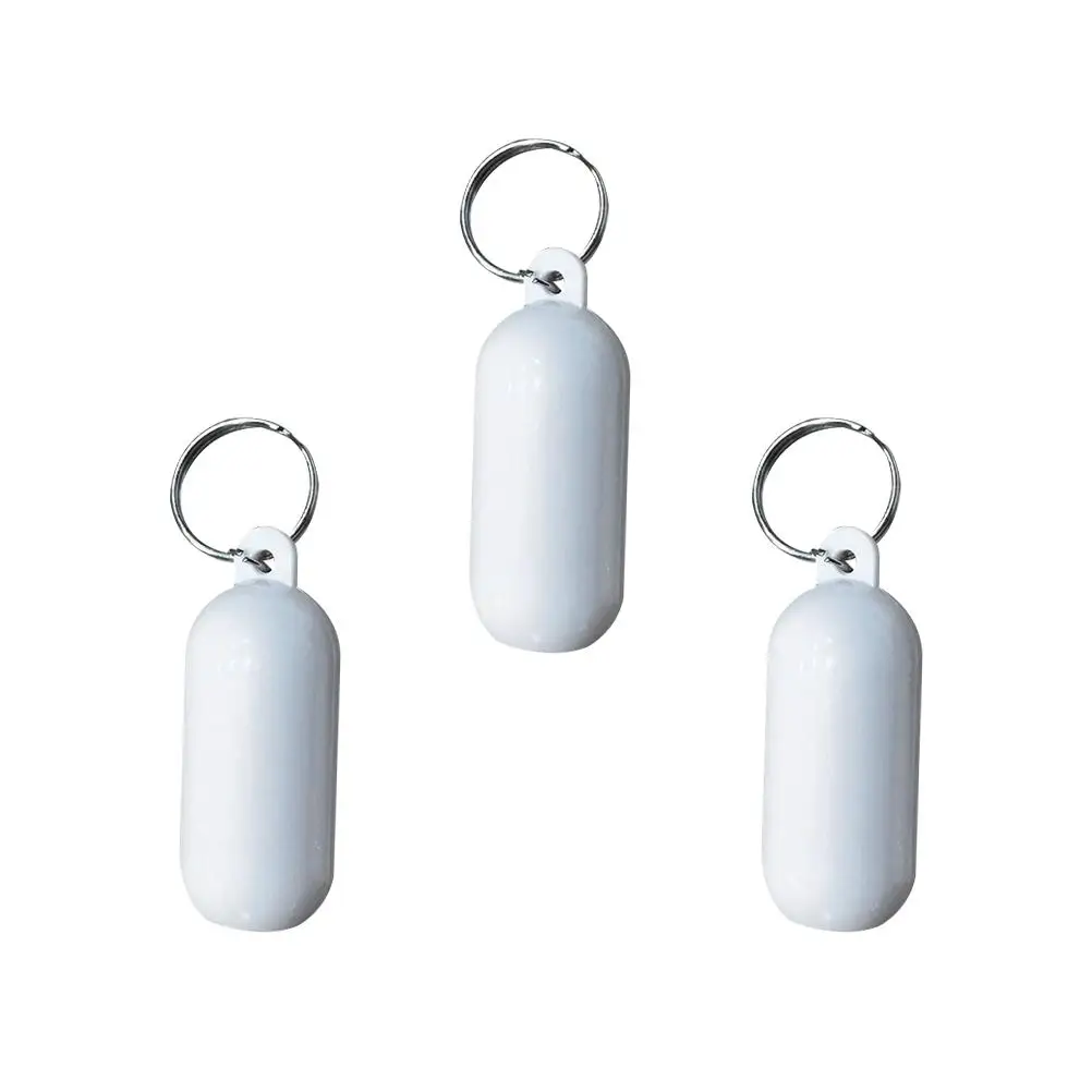

ABS Floating Keychain Lightweight Durable 3 Pcs Key Ring Water Sports Fishing Boating Canoeing Sailing