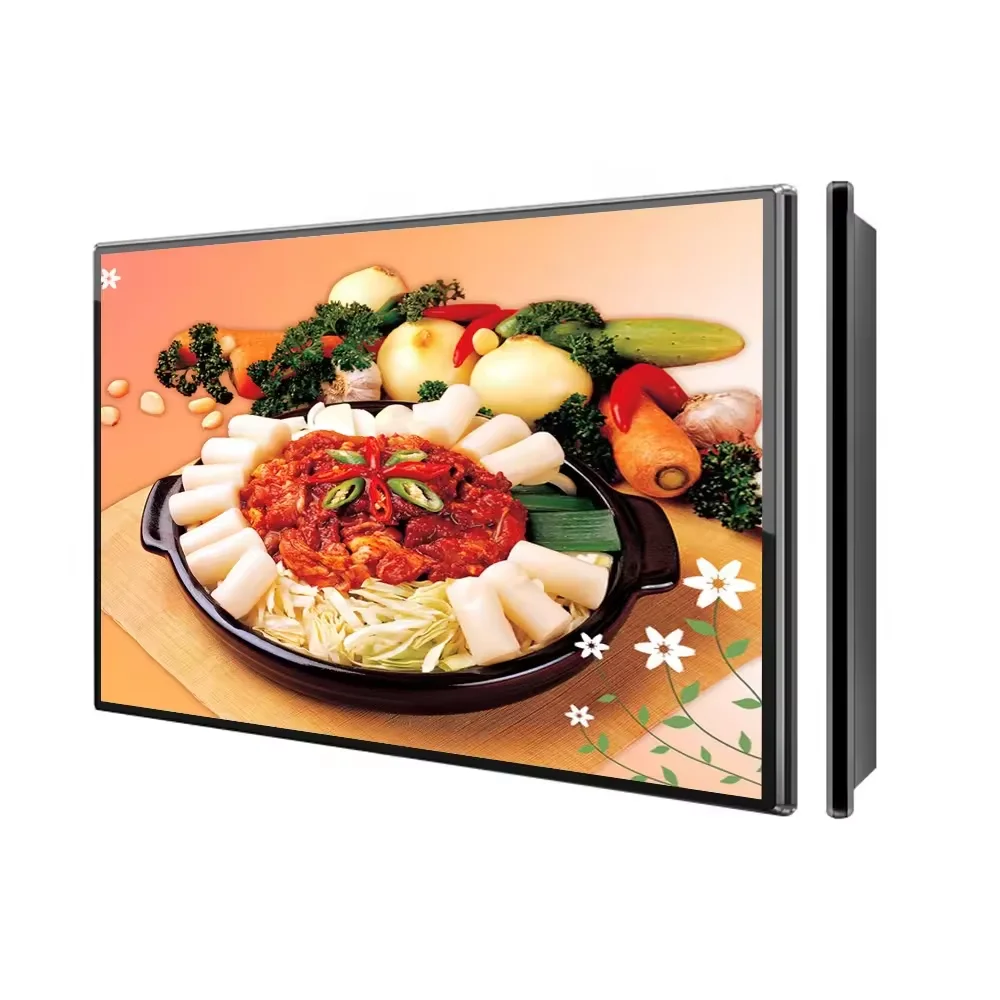 

43 Inch Indoor Wifi Advertising Player ultra Thin LCD Android Digital Display Wall Mount Touch Screen