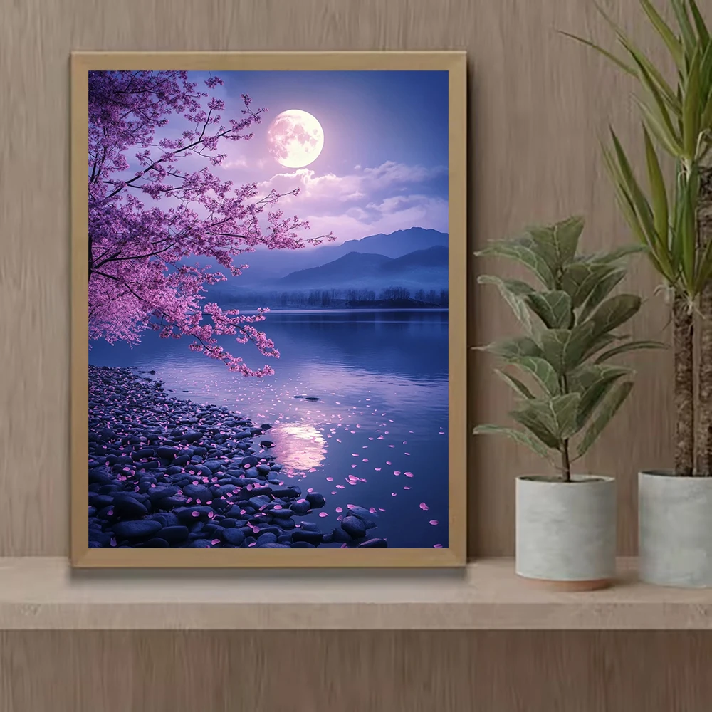 5D DIY Diamond Art Full Mosaic Craft Kit Eye-Catching Visual Effect Wall Picture for Home Interior And Space Decoration Unique Handmade Gift
