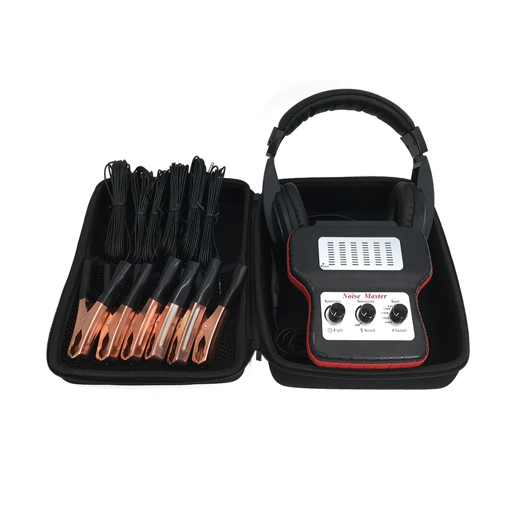 Automotive Six-Channel Noise Detector Electrical Stethoscope Car Noise Finder Diagnostic Detector Listening Device Machine