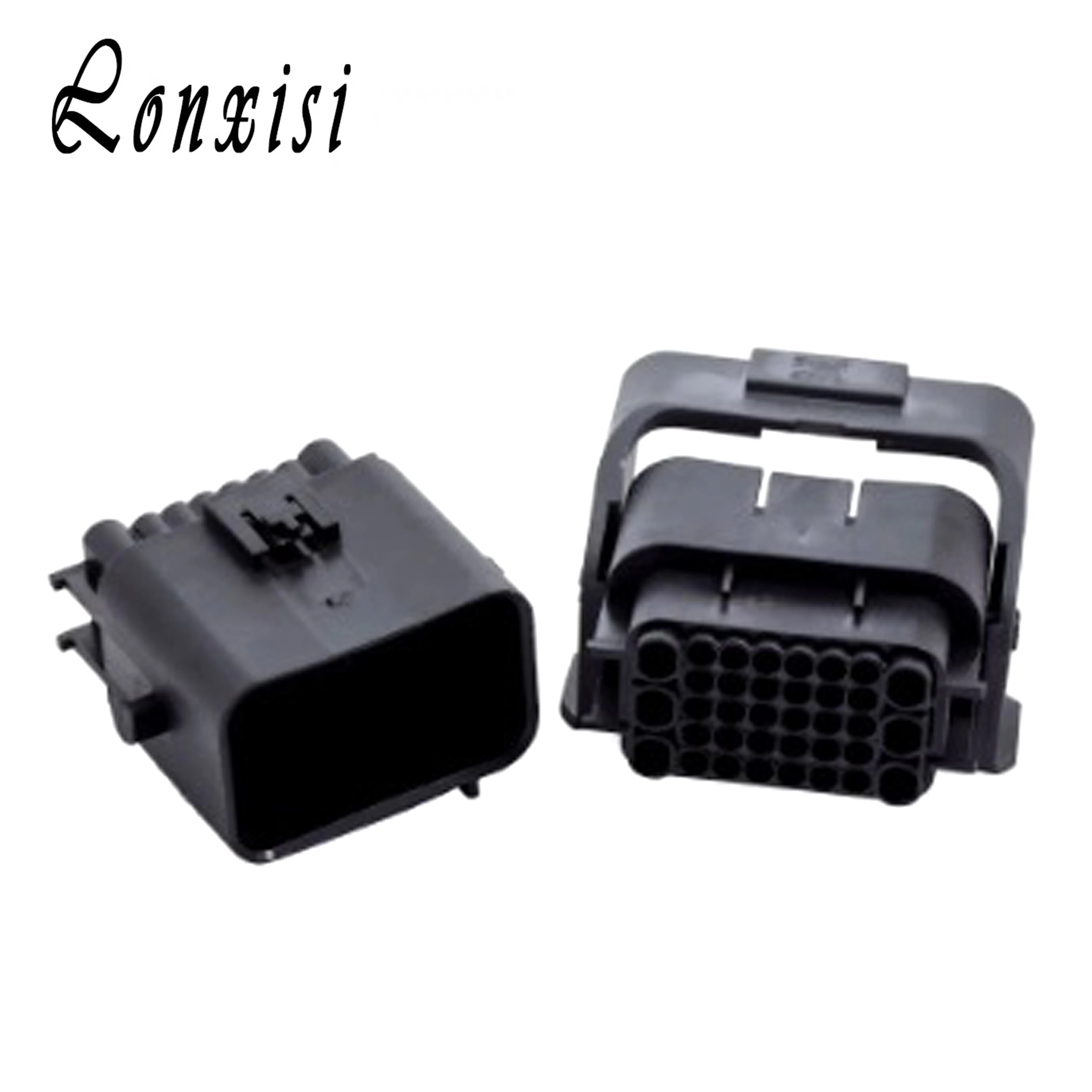 

1/2/5/10 Sets 36 Pin ECU Black Connector Socket Automobile Waterproof Male Female Wiring Plug 1743062-2 1743059-2