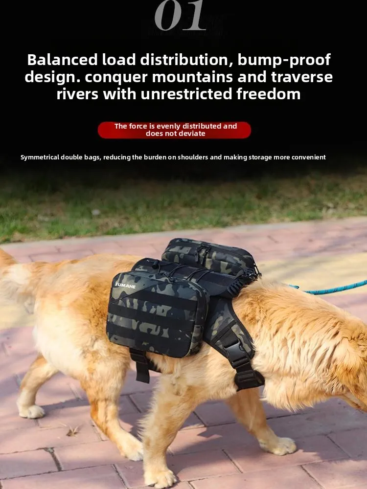 

Большая собака интеллект для пеших прогулок и путешествий, дышащее оборудование для выгула собак Heavy Du, подходит для собак более 50 меш