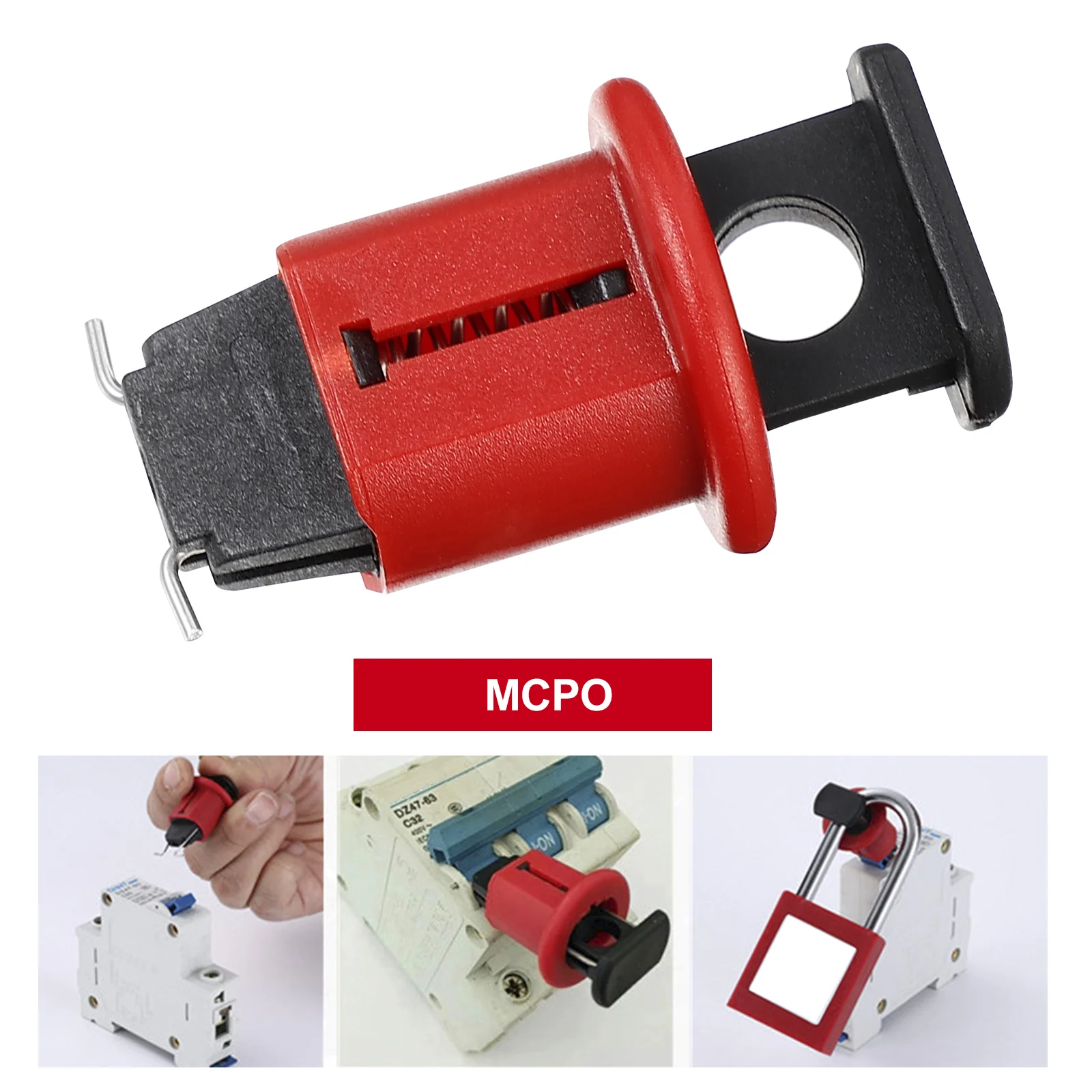 2 PCS MCB Circuit Safety Buckle Accessories Lockout Accessory Pa Nylon Pin