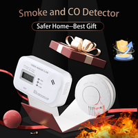 Smoke Detector and Carbon Monoxide Detector With Replaceable Battery Fire Protection Recommendation For Home Security Protection