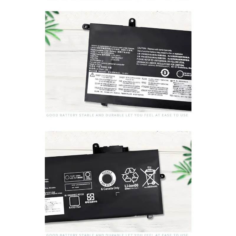 

SB10K97617 01AV470 for Lenovo X280 L17L6P71 Laptop Battery New Arrival High Quality High Capacity Battery Replacement Bateria