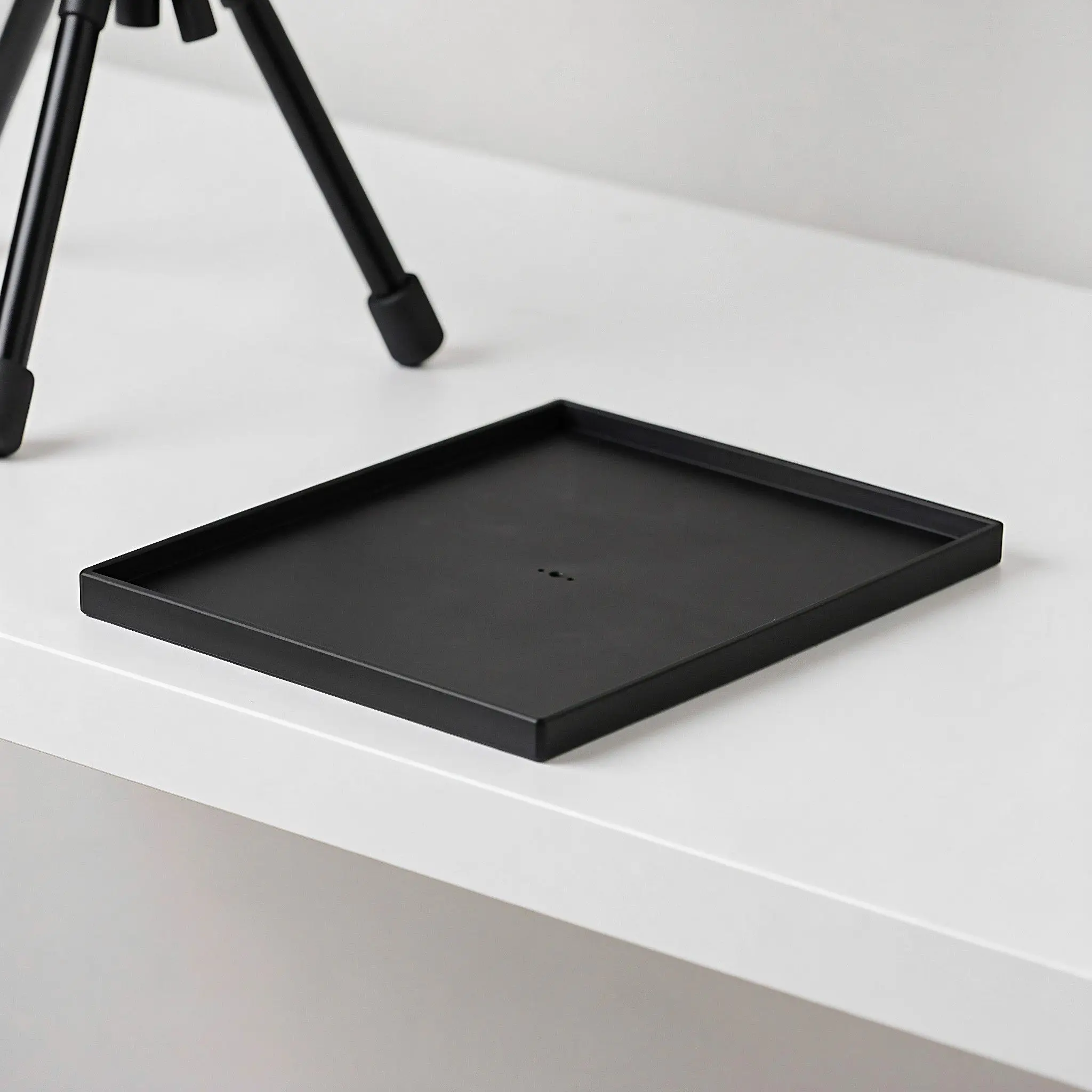 Projector Tripod Pallet Stable Adjustable Tray Platform Projector Holder for Laptop Remote USB Storage Tripod Tray Holder