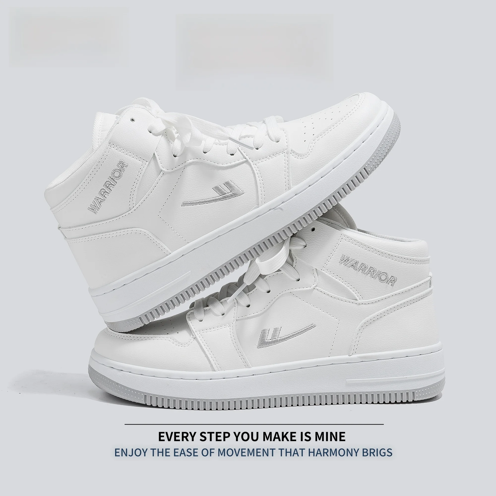 

Мужские высокие кеды Warrior Sport oes Thi Bot, повседневные модные зимние белые кроссовки, весна-осень, новая модель для молодежного отдыха