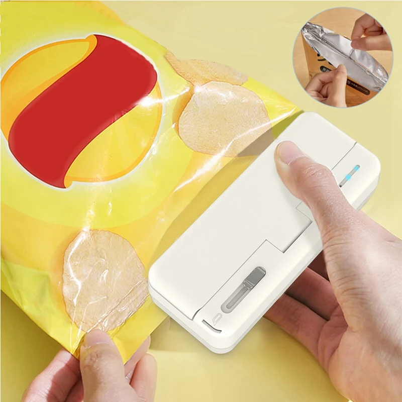 Portable Mini Heat Sealer Mini Bag Sealer Heat Sealer Handheld Sealer Bag For Chip Bag Aluminum Foil Bags Food Storage