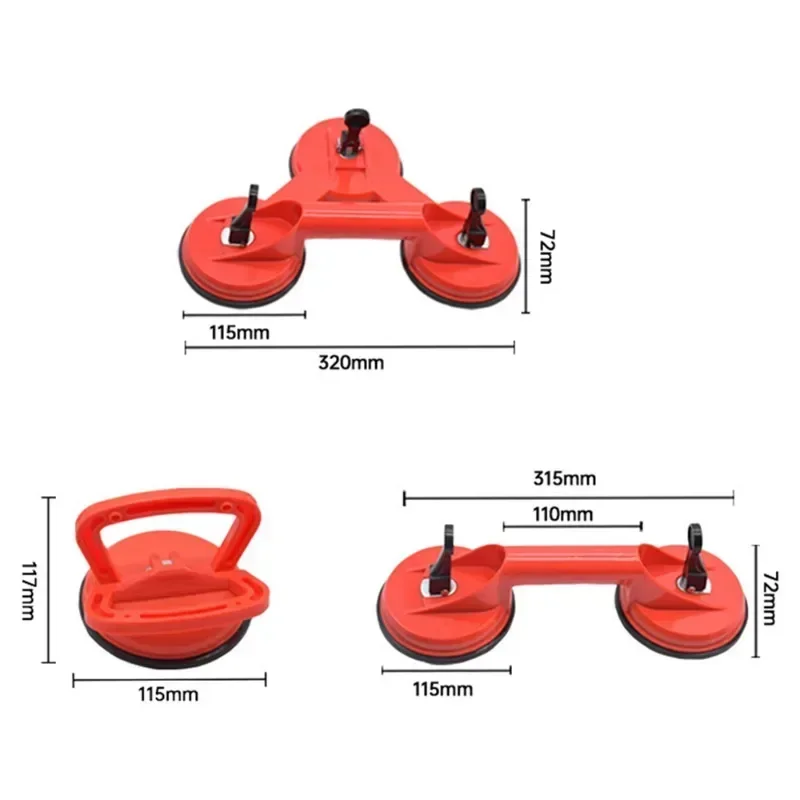 Вакуумный стеклоподъемник для плитки, присоска для стекла, зеркального гранита, захват для удаления вмятин