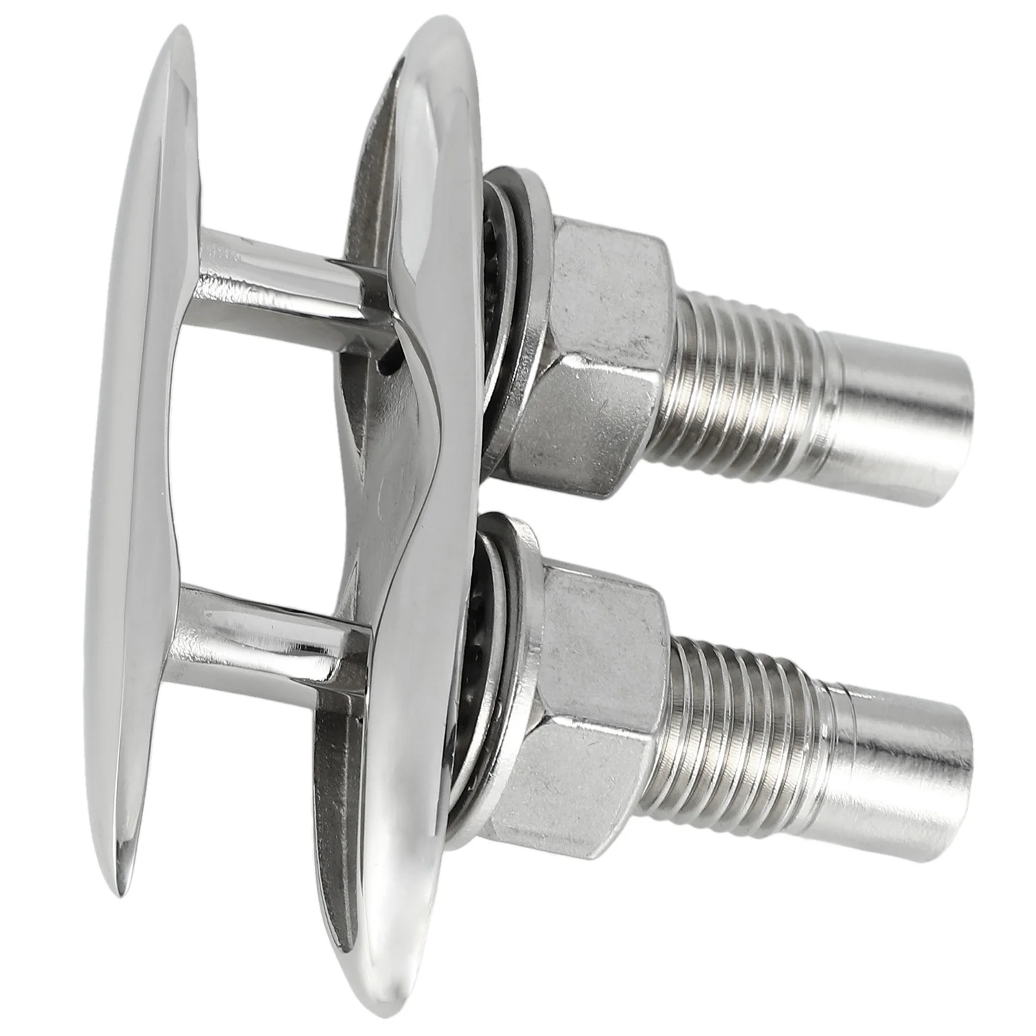 HEIßER Boot Schiff Festmacher Ordentlich Klampe Edelstahl Doppel-Deck Push-Pull Kabel Bolzen Marine Hardware Poller zubehör
