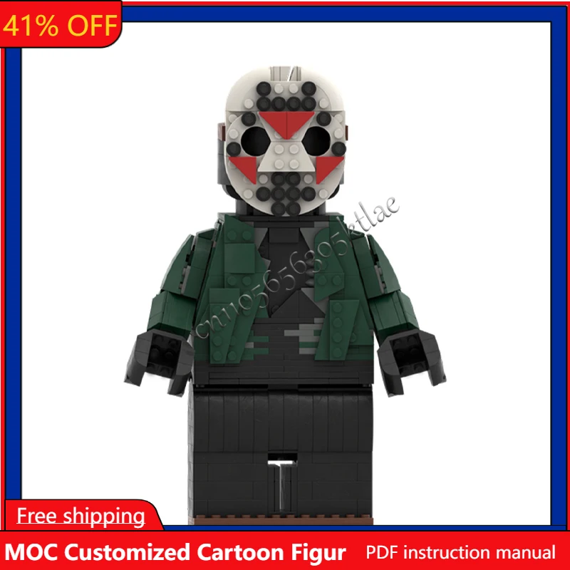 

709 PCS MOC Customize Up-Scaled Minifigure Friday Brickhead Model DIY Creative Puzzle Birthday Cartoon Anim Figures Toys Gifts