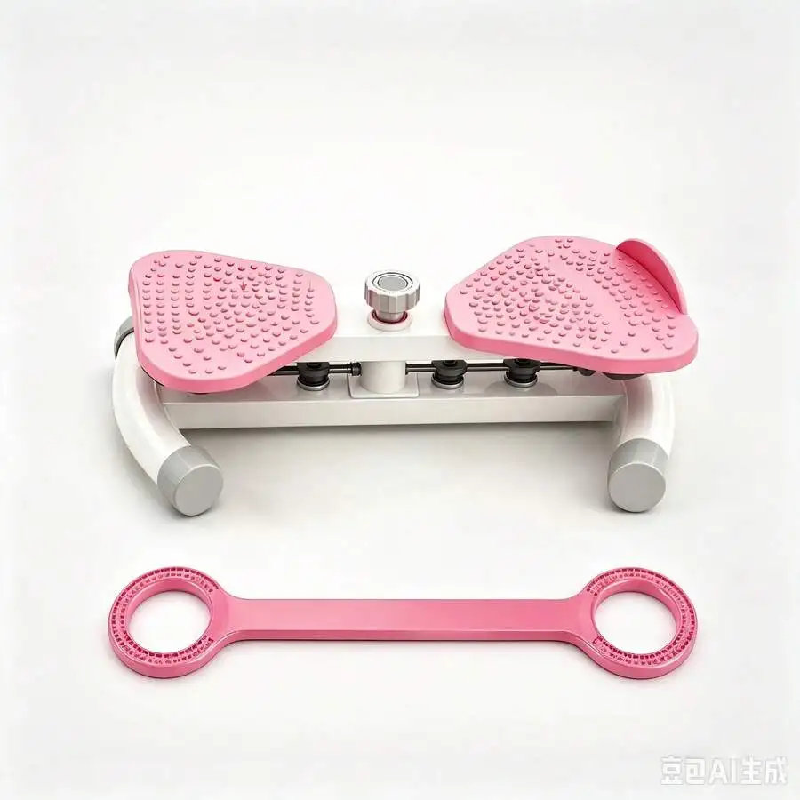 Upgraded 2-IN-1 Set Fitness Waist‑Twisting Board With Adjustable ResiKnob, Comes With ResiBands, Full‑Body Home Workout Trainer,