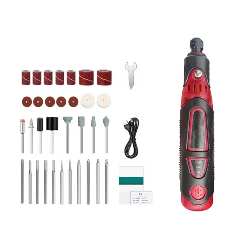 

36 Pieces Ergonomic Electric Pen Grinders Featuring Comfort grips ABS Housing and Metal Lock System for Easy Handling M68E