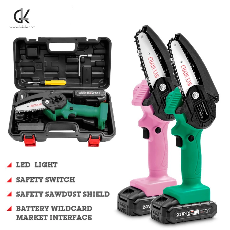 

Lithium Chainsaw Chain Wholesale Mini Chainsaw 4 Inch Electric Cordless Hand Saw Tree Cutting Machine Small Chain Saws German