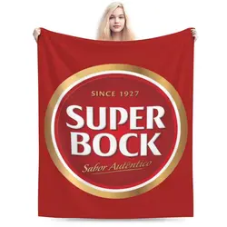 Super Bock Blankets Soft Warm Flannel Throw Blanket Cover for Bed Living room Picnic Travel Home Couch