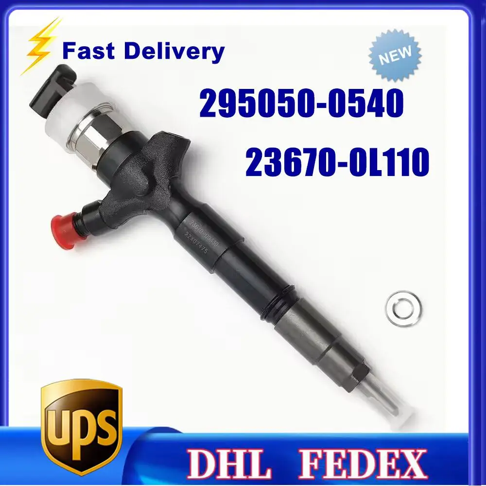

Common Rail Diesel Fuel injector 295050-0540 23670-0L110 For Toyota Engine