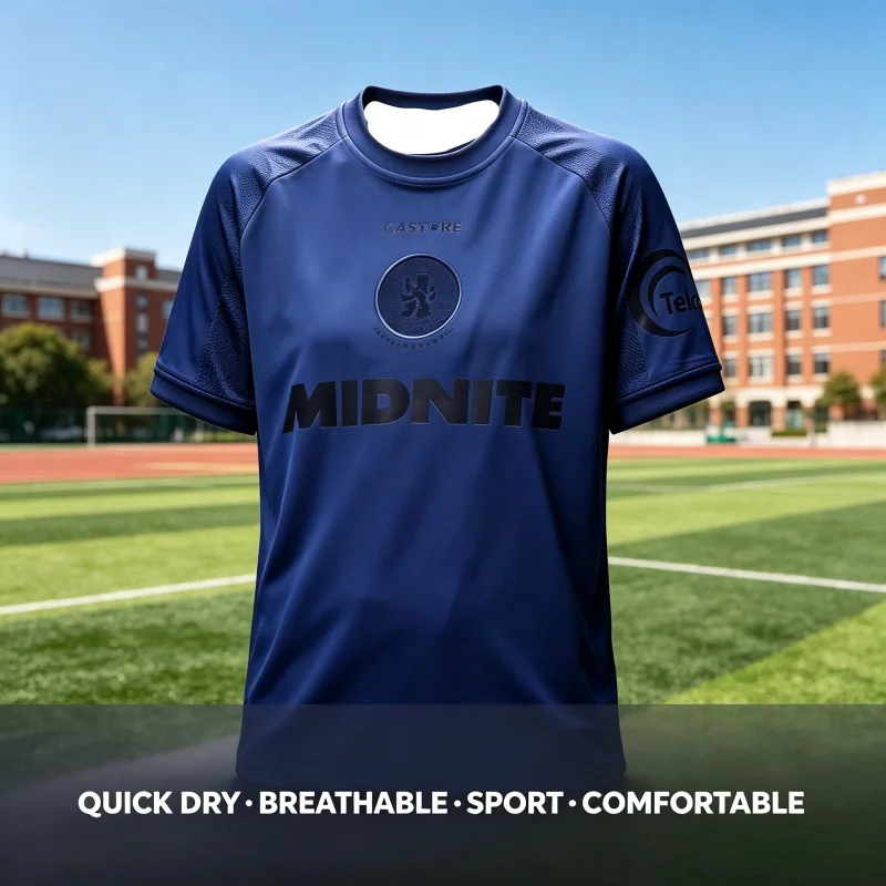 26-27 Neues Middlesbrough Herren-Fußballtrikot, 3 Farben wählbar, modisches Fußball-T-Shirt, schnelltrocknendes Polyester-Sportoberteil, Eltern-Kind-Set – Detail 4