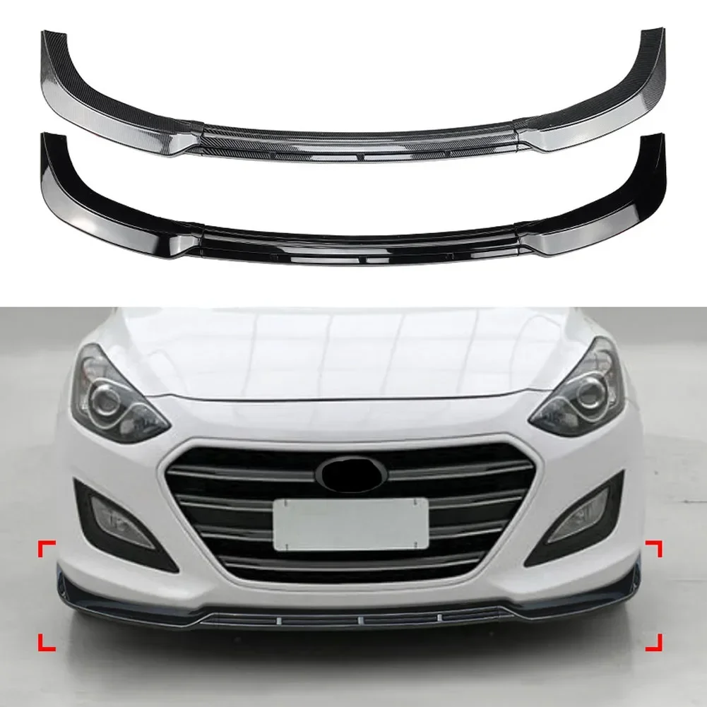 

Three Stage Front Lip Splitter Spoiler Side Lower Splitters Body Kit For Hyundai I30 MK2 MK2.5 2012-2017