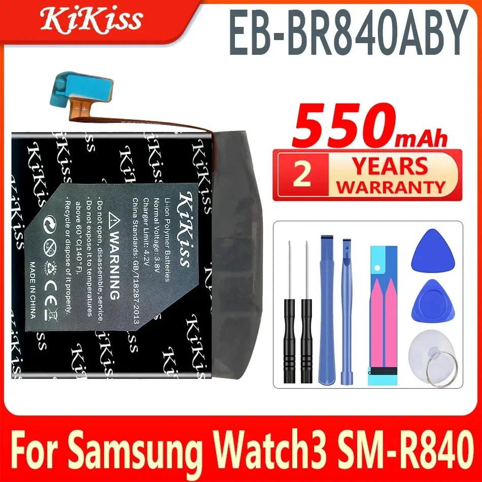 

550mAh KiKiss Powerful Battery EB-BR840ABY For Samsung Watch 3 SM-R840 45mm Watch3 Version