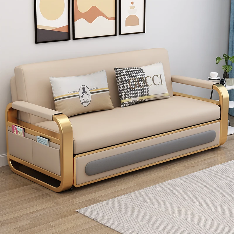 

Home Furniture Sleeping Relax Sofas Foldable Simple Living Room Sofas Foldable Reclining Sofacamas Plegables Multifuncional