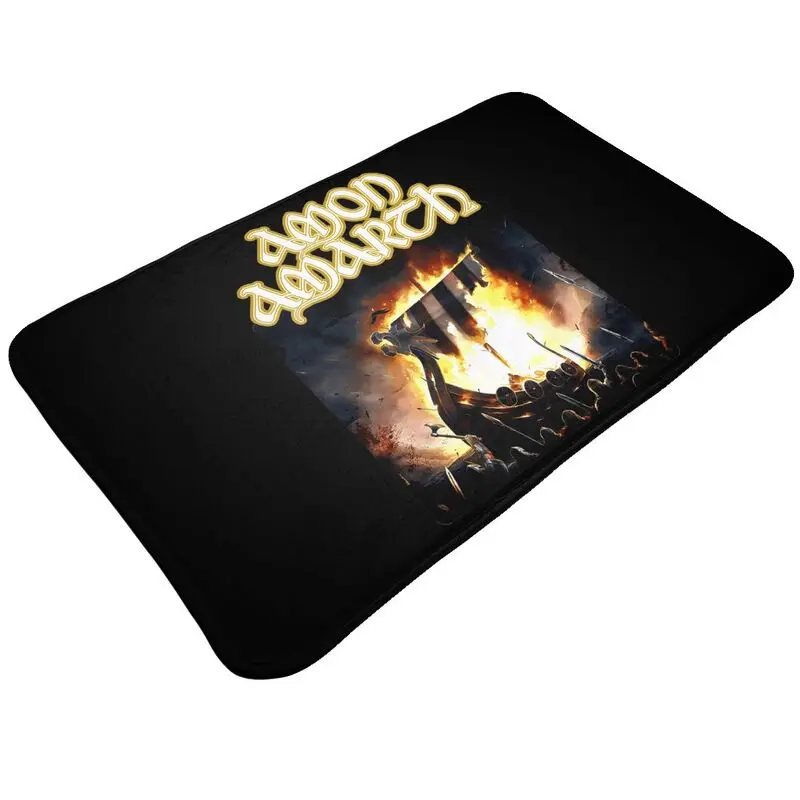 Amon Amarth 1000 Burning Arrows Metal 01 Mat Rug Carpet Floor Bedroom Bathroom Fashionable Bath Floor Mat