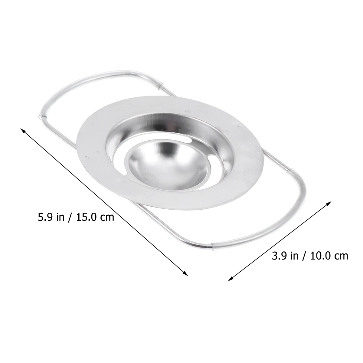 

Egg White Separator Non-sticky Yolk Extractor Smooth Layer Divider Egg Tool Kitchen Gadget Easy Clean Stainless Steel