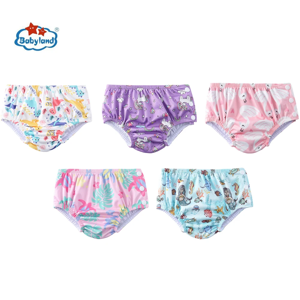 【Babyland】 5 Stks/partij U Pick Baby Zwembad Luiers Waterdicht Doek Luiers Badmode Populaire Zwemmen Broek Baby Nappy 0-2