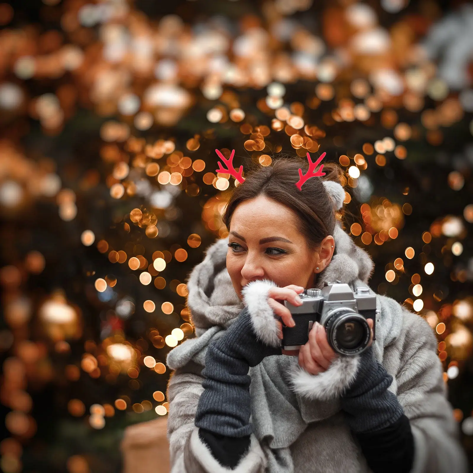 

100pcs Deer Antlers Headband Faux Antler Design Diy Headdress Accessories For Party Carnival Christmas Craft Decor Plastic