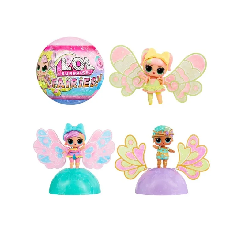 L.O.L. مفاجأة! دمية مفاجئة، جنية صغيرة، صندوق أعمى، أجنحة خرافية، لعبة كرة تفكيك ذاتية الصنع، هدية عيد ميلاد