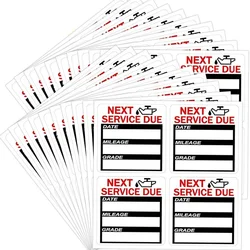 40pcs Oil Change Stickers Date Labels Tag 2