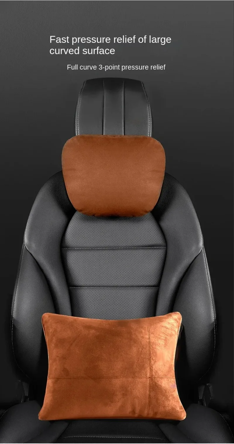 1/2PCS Auto Kopfstütze Nackenstütze Sitz/Maybach Design Klasse Weiche Universal Einstellbare Auto Kissen Nackenstütze kissen Hohe Qualität – Detail 7
