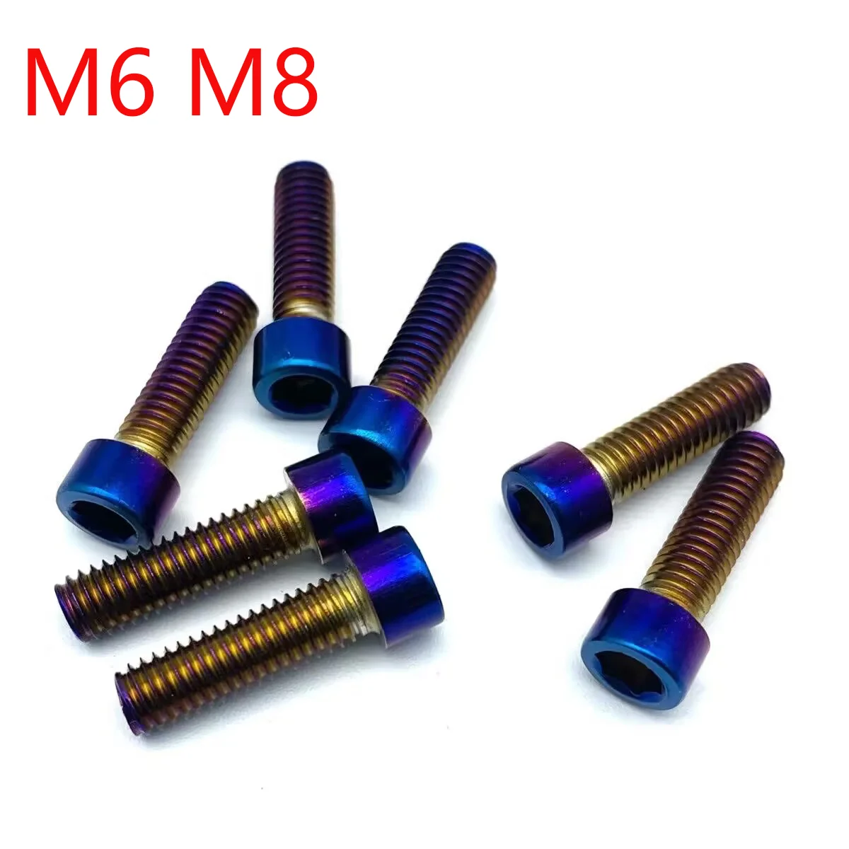 5/10 pezzi Vite esagonali a testa cilindrica con esagono incassato M6 M8 in acciaio inossidabile, bullone Allen per moto LS03