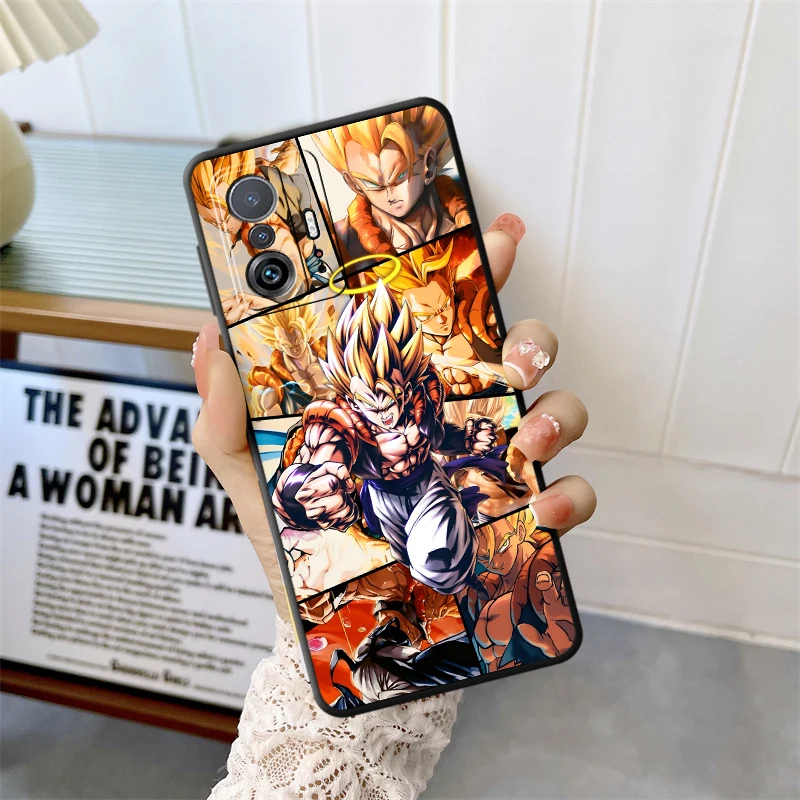 Dragon Ball Anime Goku Custodia morbida nera per telefono per Xiaomi Mi 12X 11 12 13 Lite 10T 11T 12T Pro 13 14 15 Pro