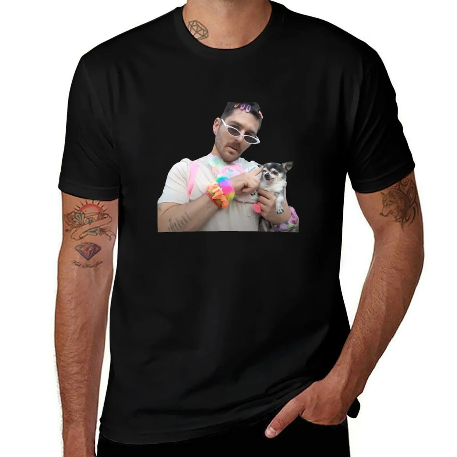 julien & mr marbles flaunting T-Shirt Plus Size Quick Dry Sports Tee T-Shirt