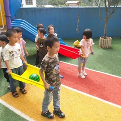 Kindergarten games 2 people carry stretcher watermelon kids body training outdoor game toys children's sports games game props
