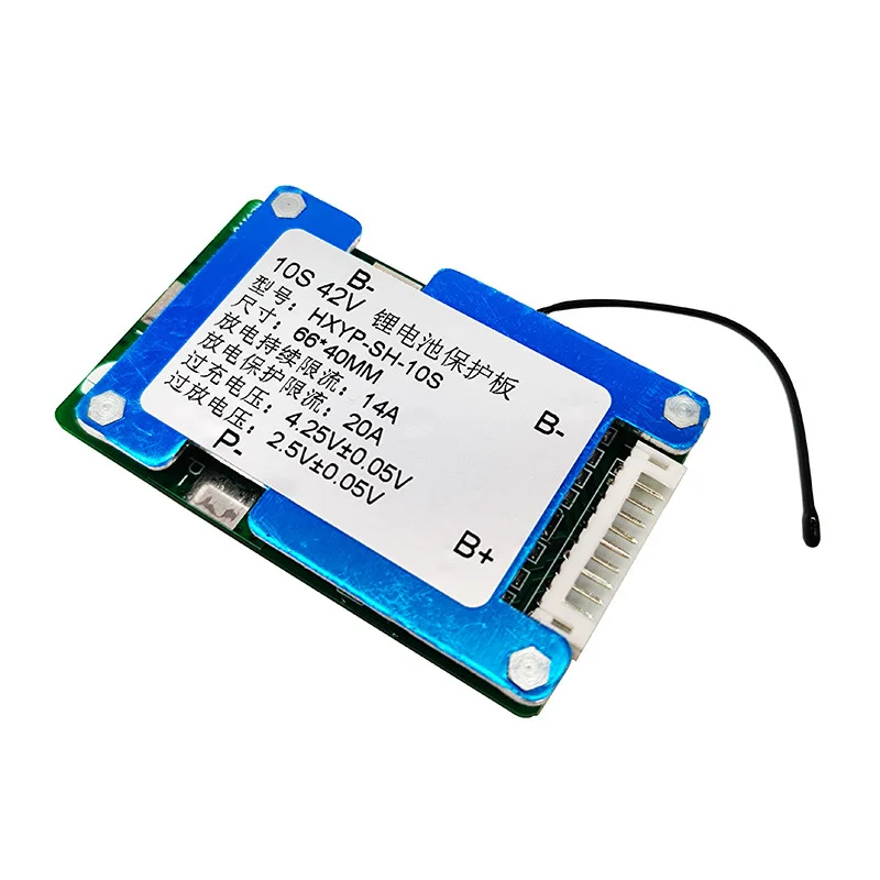 10S 42V 15A BMS Polymer Cell 18650 Lithium Battery Protection Board With Balance Temperature Control NTC Temperature For arduino