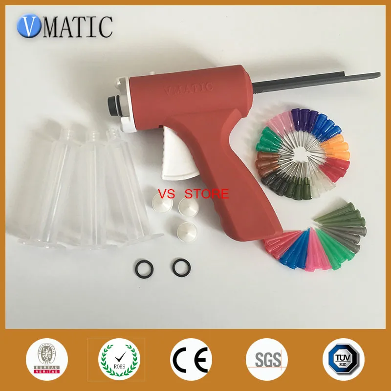 

Free Shipping 10Cc / Ml Liquid Dispensing Glue Caulking Gun With Syringe & Needles