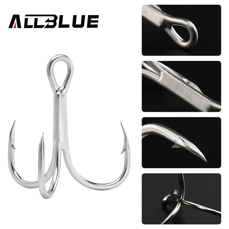 Ganchos de Pesca ALLBLUE Agudos y Súper Fuertes – Alta Resistencia - imagen 2