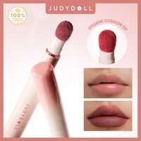 JUDYDOLL CUSHION MATTE LOCK LIP CREMA - 24 horas de larga duración, resistente al agua, a prueba de manchas, hidratante que reduce las líneas de los labios