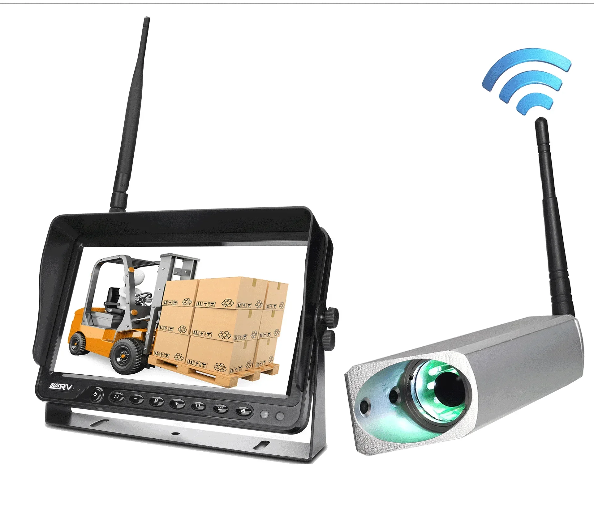 2026 7 Inch Wireless Reversing Camera System Monitor Camera For Forklift Camera System