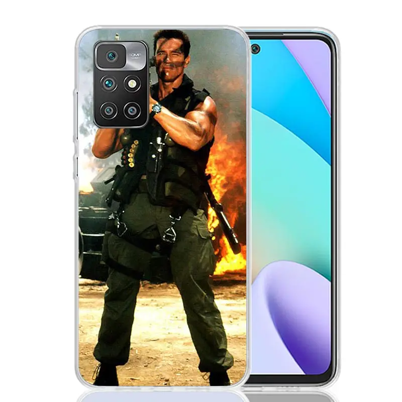 Arnold Schwarzenegger Terminator Phone Case For Xiaomi Redmi 12 12C 9 9A 9C 9T 10 10A 10C 8 8A 7 7A 6 6A K40 K20 Pro S2 10X Prin