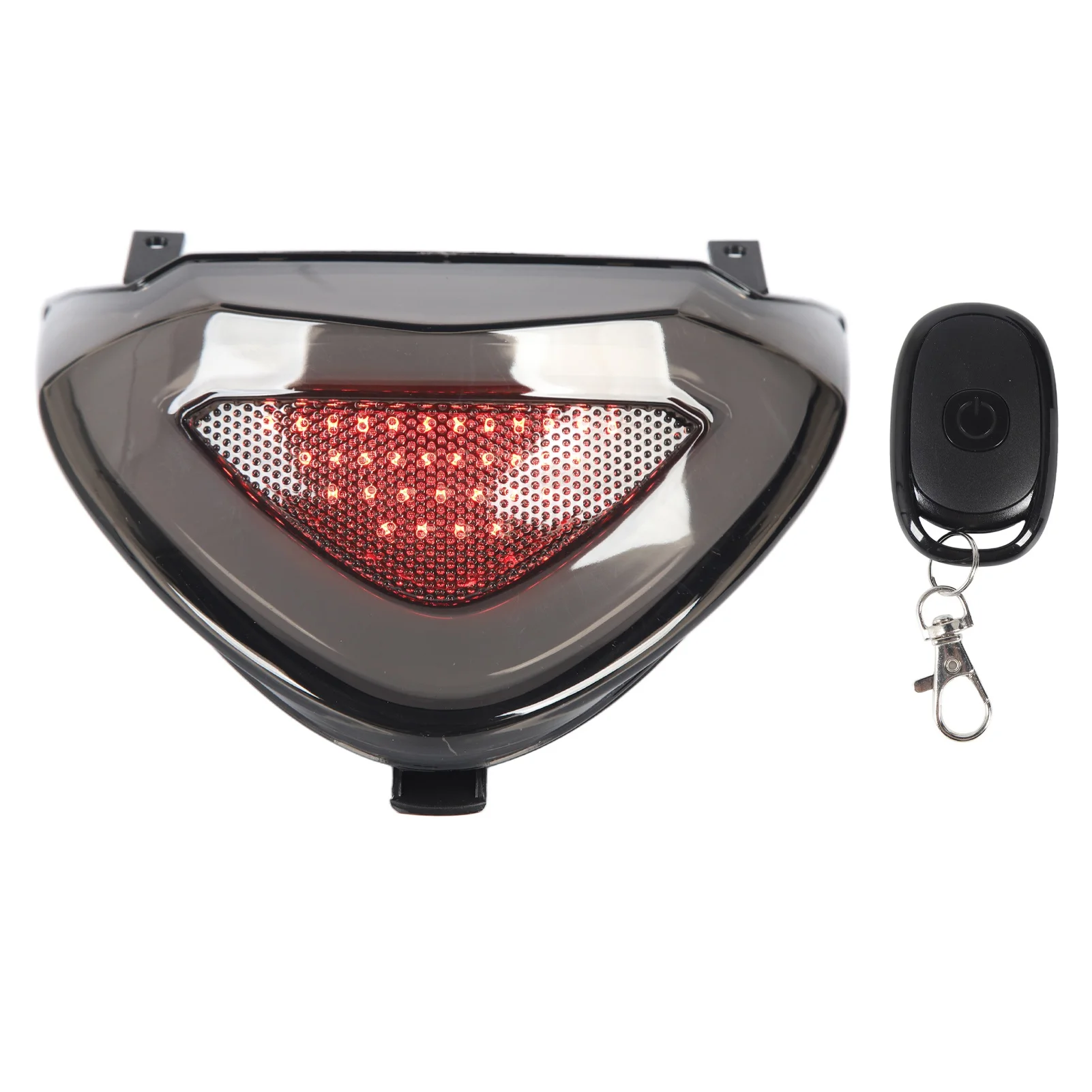 DC12V Motorcycle Tail Light Brake Turn  Lamp Smoky Color Remote Control Dimming Fit for LC135 V1 Remote Control Tail Light