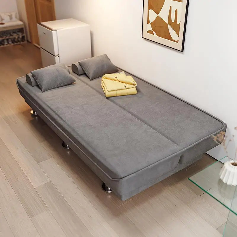 Sofa bed folding dual-purpose 2024 new small apartment household 1.2 meters single bed multi-functional living room fabric