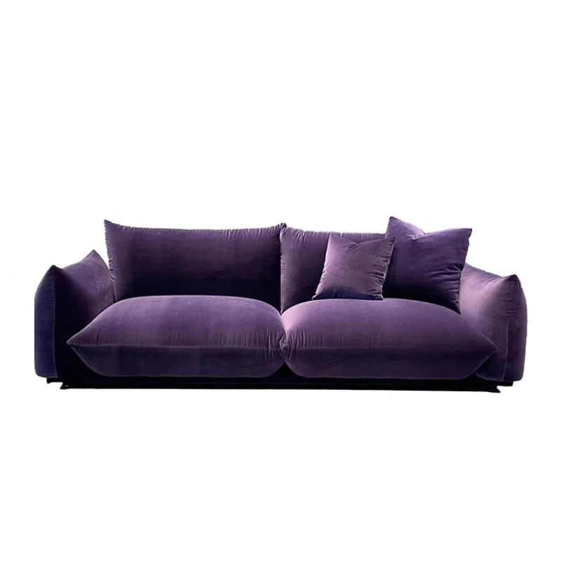 

New Nordic minimalist Internet celebrity designer small apartment fabric sofa simple modern light luxury Japanese bread