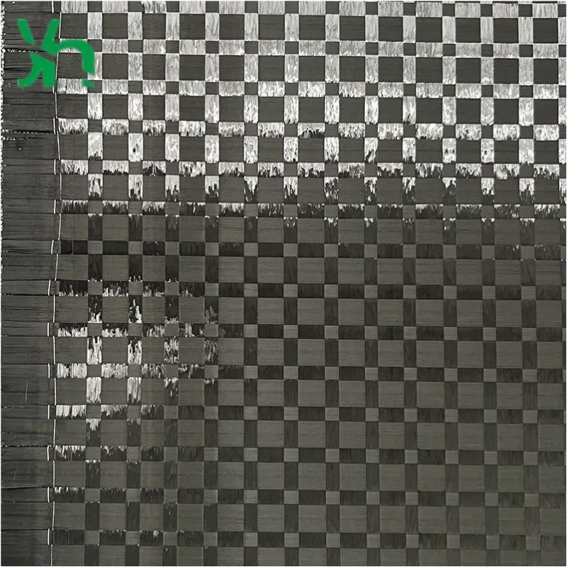 قماش منسوج عادي مستطيل بعرض 12 قيراط 200 جرام من ألياف الكربون - مادة ذات سطح أملس من درجة الفضاء للمركبات الصناعية #6